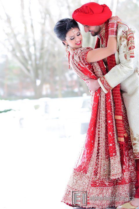 embroidered bridal lehenga