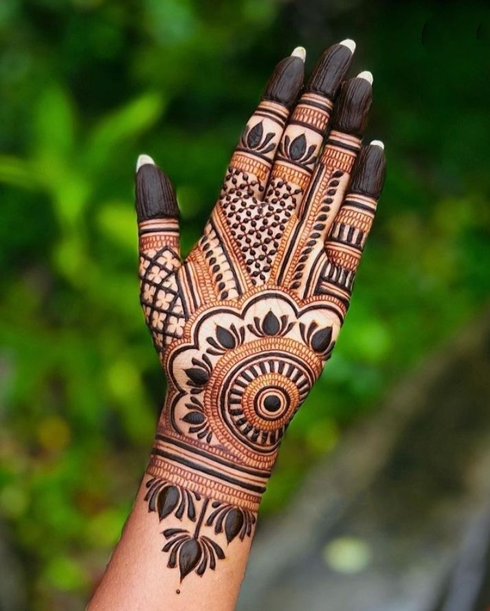 Front Hand Henna Design!