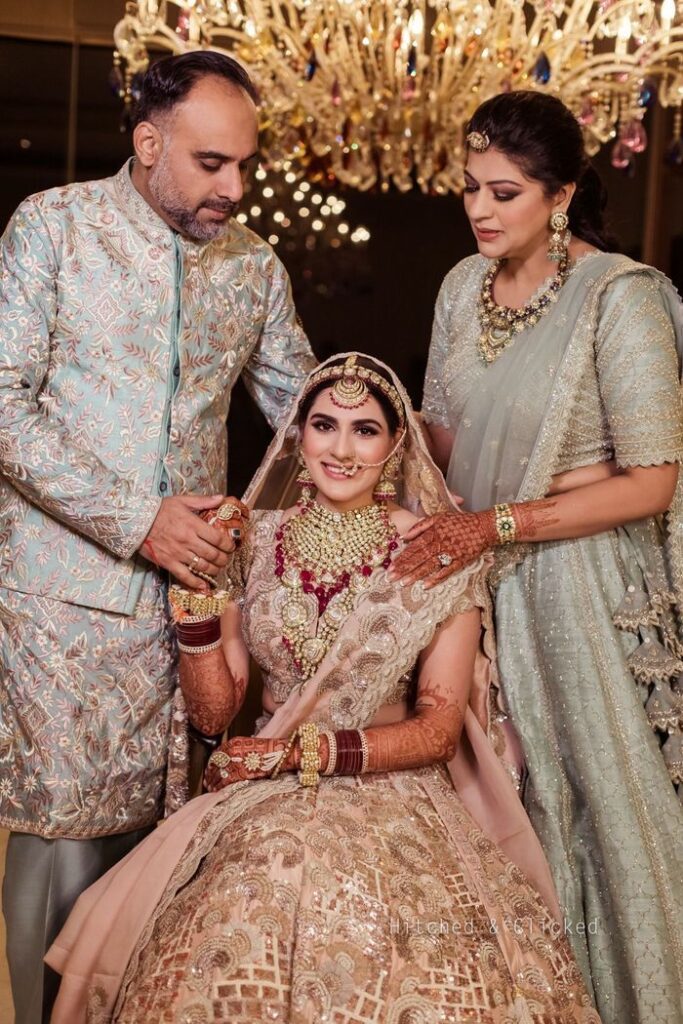 An Elegant Delhi Wedding With Custom Anand Karaj Outfit