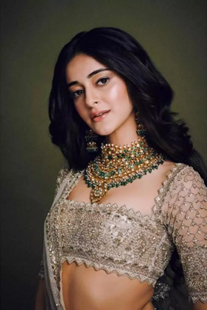 Ananya Panday for Anushree Reddy, LFW Winter/Festive 2019.