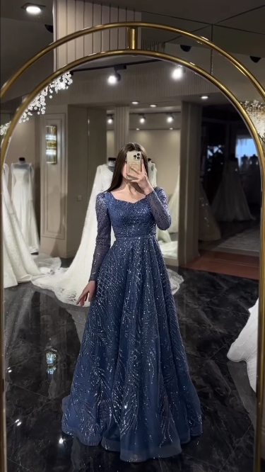 Blue celestial prom dress | alinanova