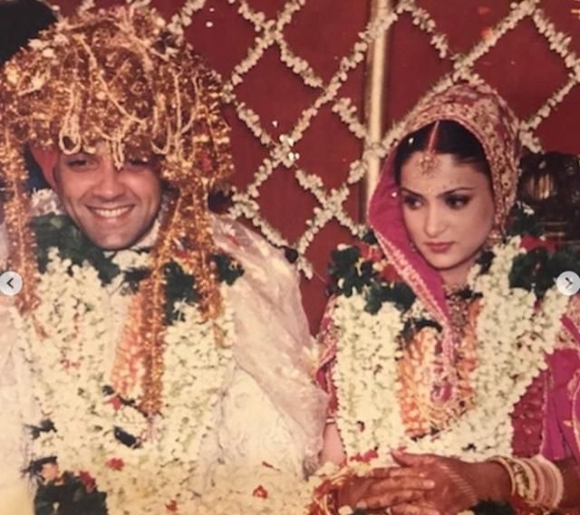 Bobby Deol Shares Unseen Wedding Pictures With His Wife, Tania Deol On Their 25th Anniversary