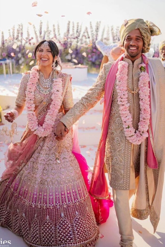 Bridal Lehengas in Shades Of Pink