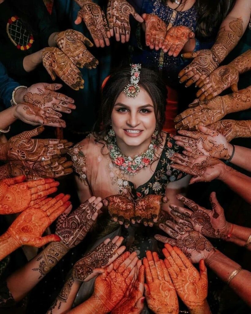 Bride mehndi