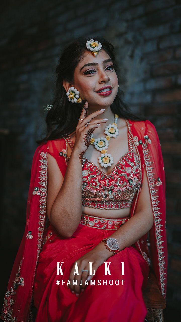 embroidered bridal lehenga