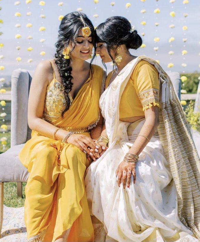 Desi Lesbian Haldi Ceremony Pride Month