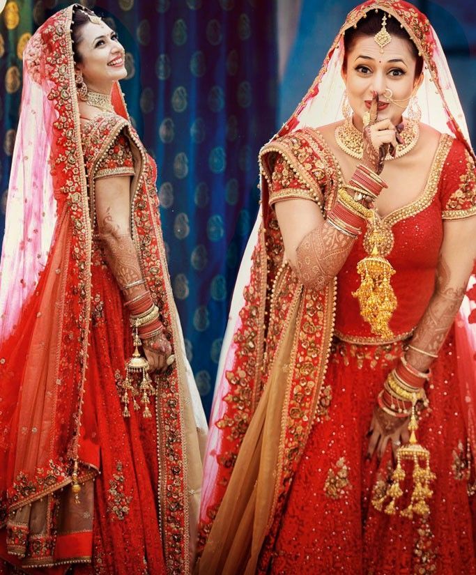 Dreaming about your picture-perfect wedding lehenga? Check Out Divyanka Tripathi’s Pics