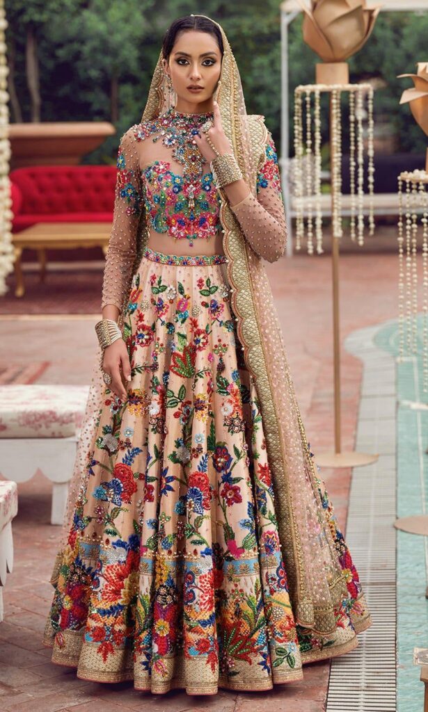 Embellished Indian Colourful Lehenga Choli #BN1153 – MEDIUM