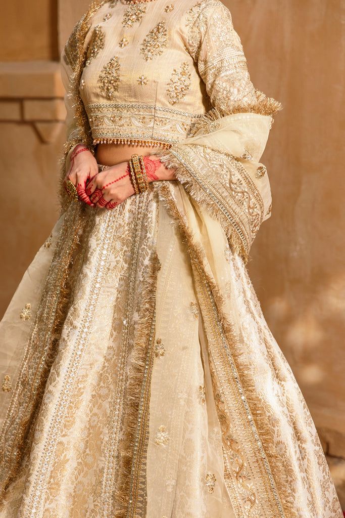 embroidered bridal lehenga