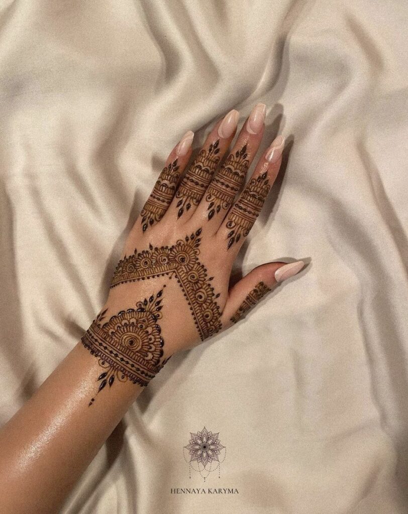 Floral Henna Design