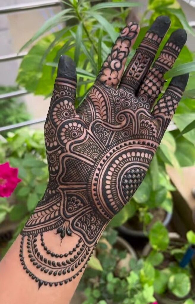 Front Hand Henna Design!