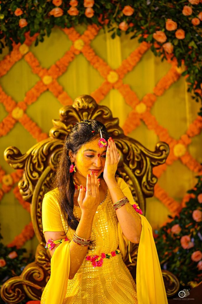 Haldi poses | Bride poses | Mamatha lohith