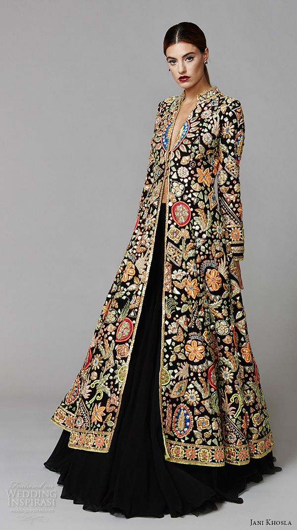 embroidered bridal lehenga