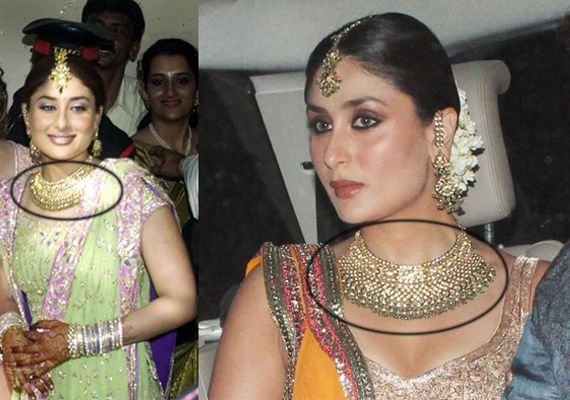 Kapoor Sisters Repeat Their Jewellery On Kareena Wedding