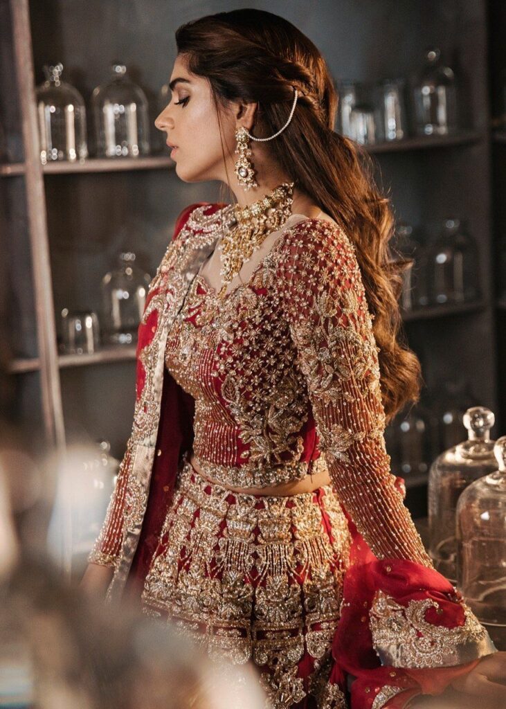 Latest Traditional Red Bridal Lehenga 2019 # B1992