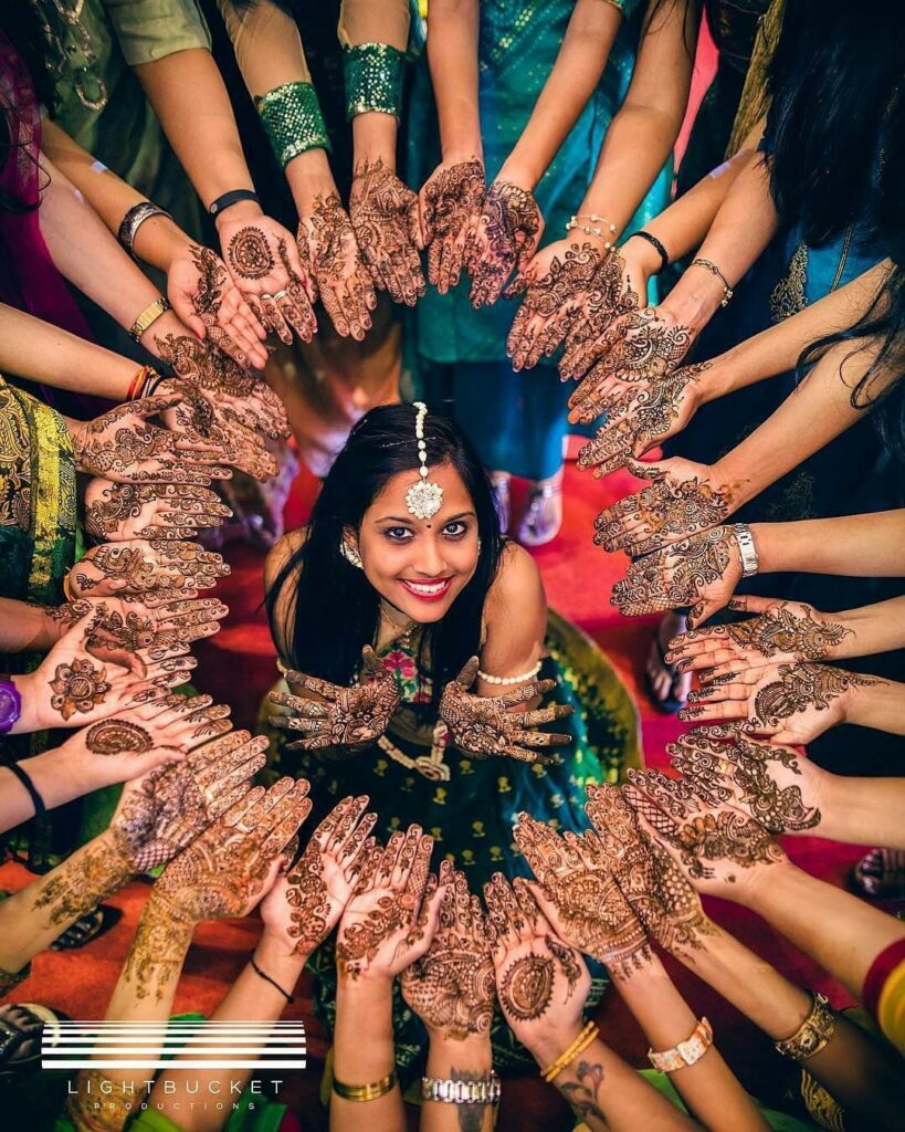 Mehndi bride maids