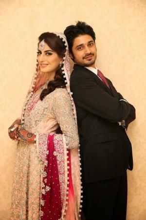 Memorable Wedding Picture Of Sana Khan And Babar Khan  – Arts & Entertainment Images & Photos