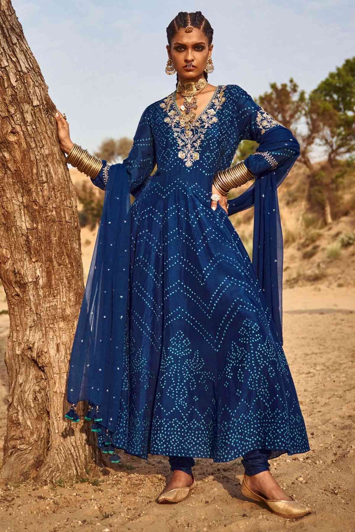 embroidered bridal lehenga