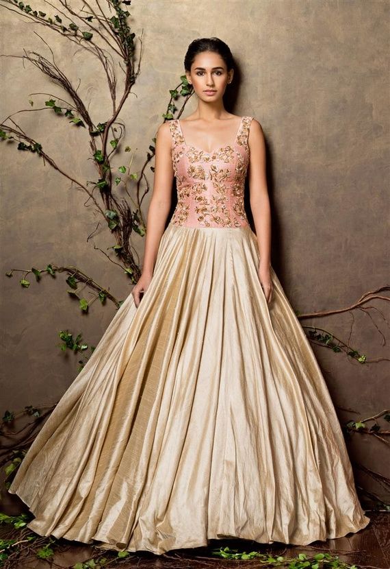 embroidered bridal lehenga