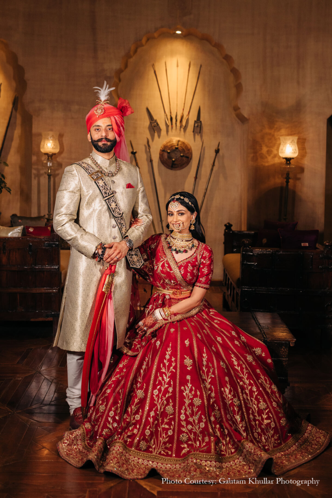 Rucheta Bhathal and Abhimanyu Singh, Suryagarh, Jaisalmer