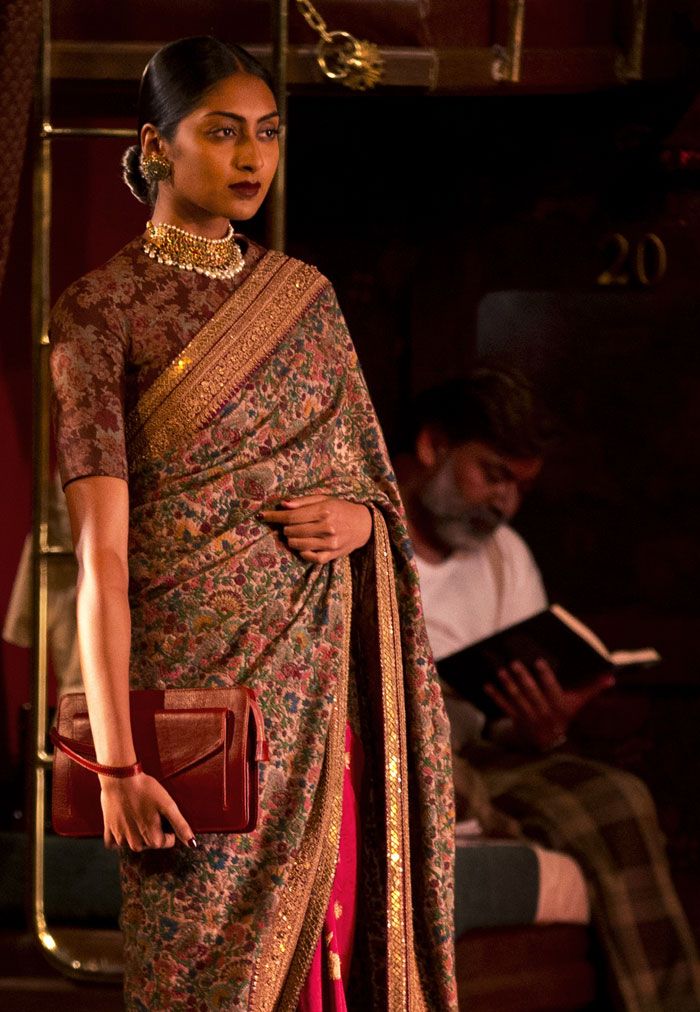 Sabyasachi weaves sari magic on first day of India Couture Week