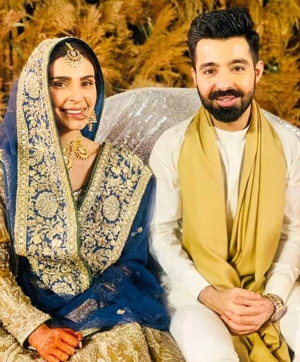 Sadia Ghaffar and Hassan Hayat Wedding Pics from Beautiful Wedding Ceremony