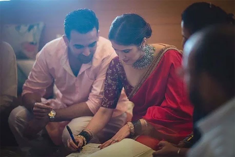 Sagarika Ghatge and Zaheer Khan, Taj Mahal Palace Mumbai