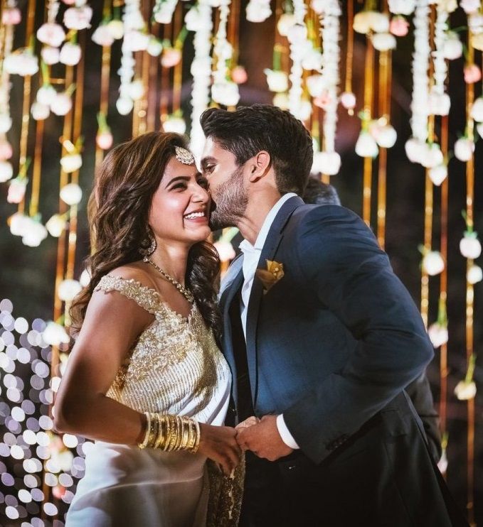 Samantha and Naga Chaitanya Engagement Stills