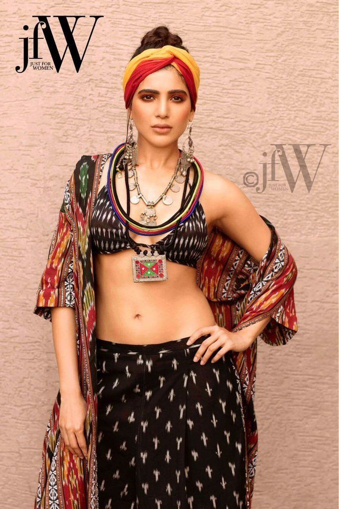 Samantha on The Cover of JFW Magazine July 2017 Photo Shoot