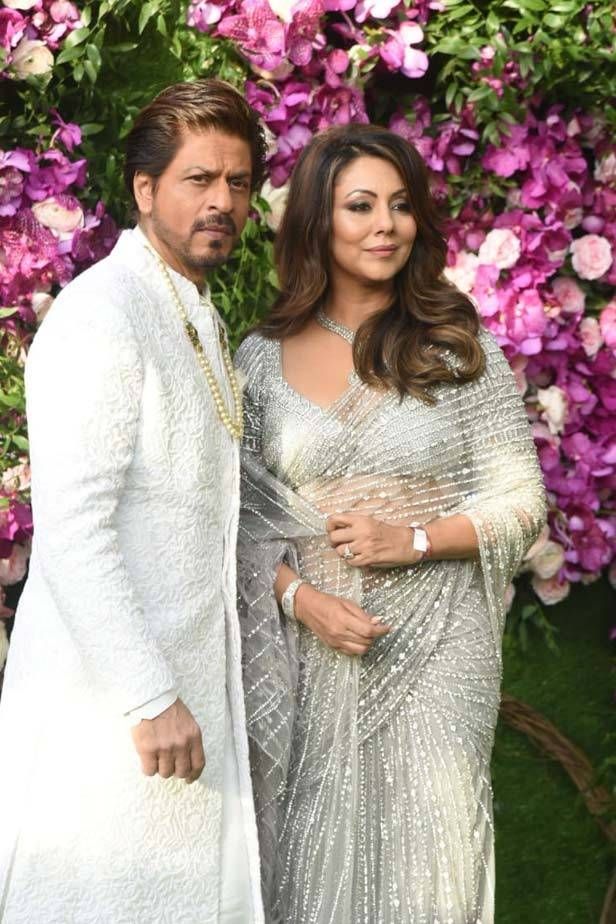 Shah Rukh Khan and Gauri Khan steal the show at Akash Ambani and Shloka Mehta’s wedding