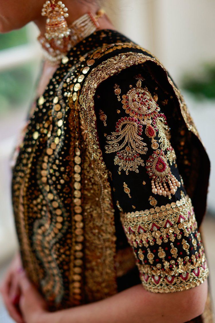 embroidered bridal lehenga