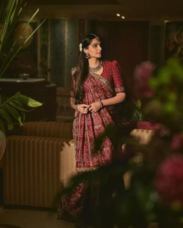 Sonam Kapoor Looks Breathtaking In A 35-Year-Old ‘Gharchola’ Saree Borrowed From Her Mother, Sunita