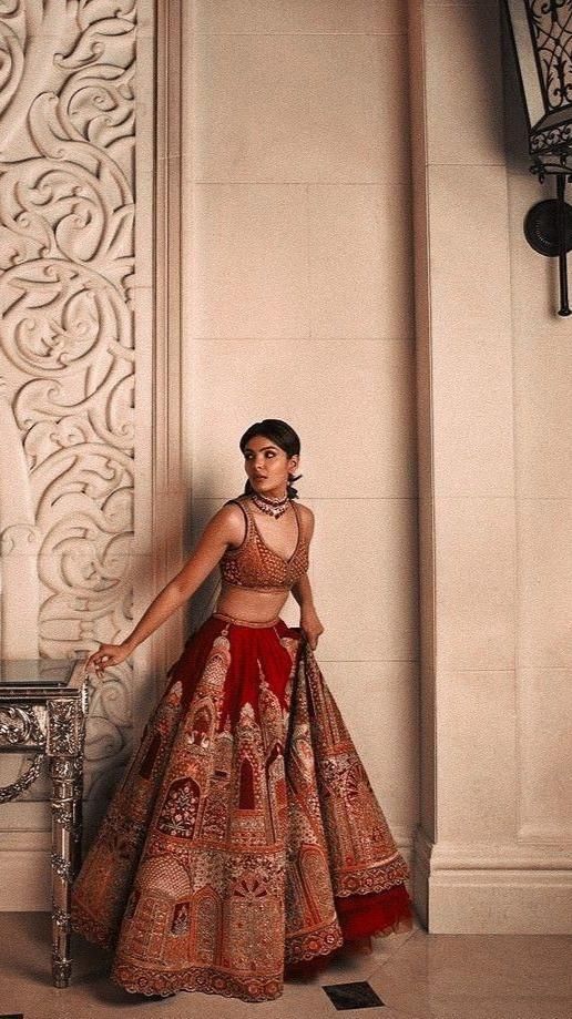 Stunning Red Lehengas for Indian Weddings