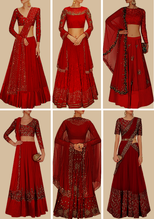 embroidered bridal lehenga