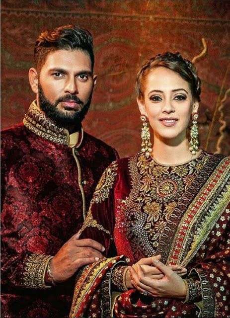 Which heroine is the wife of INDIAN Cricketer YUVRAJ SINGH