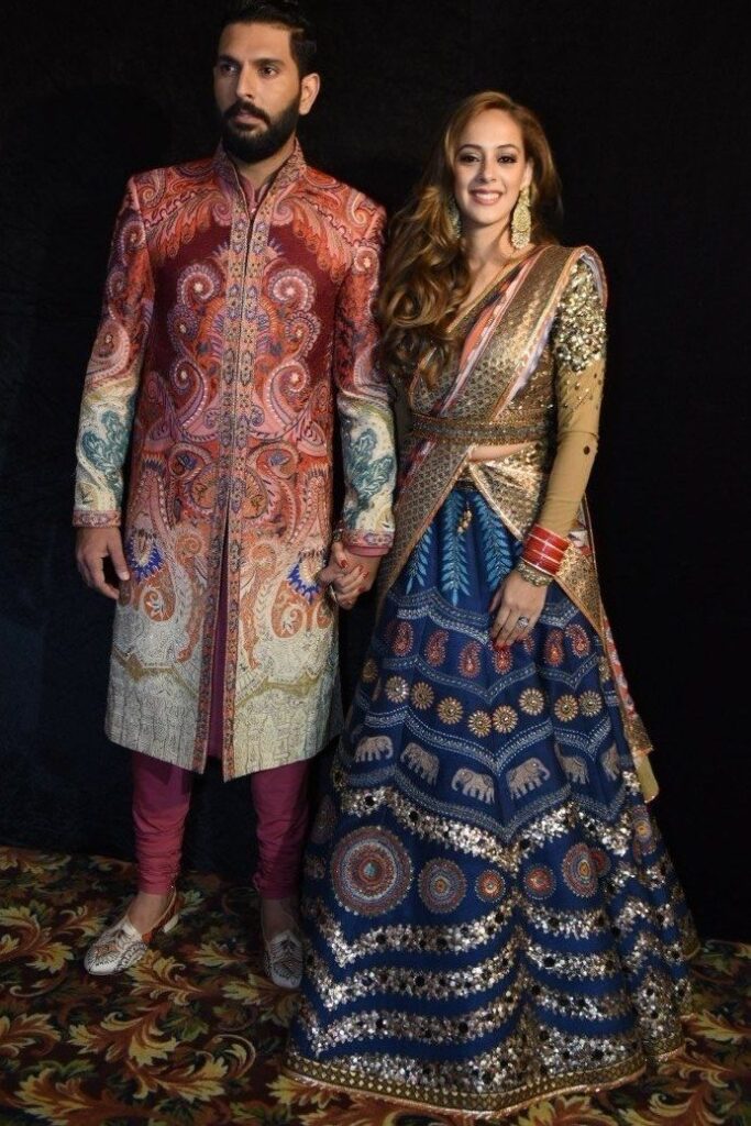 Yuvraj Singh And Hazel Keech Had A Grand Wedding Reception; Here Are Photos