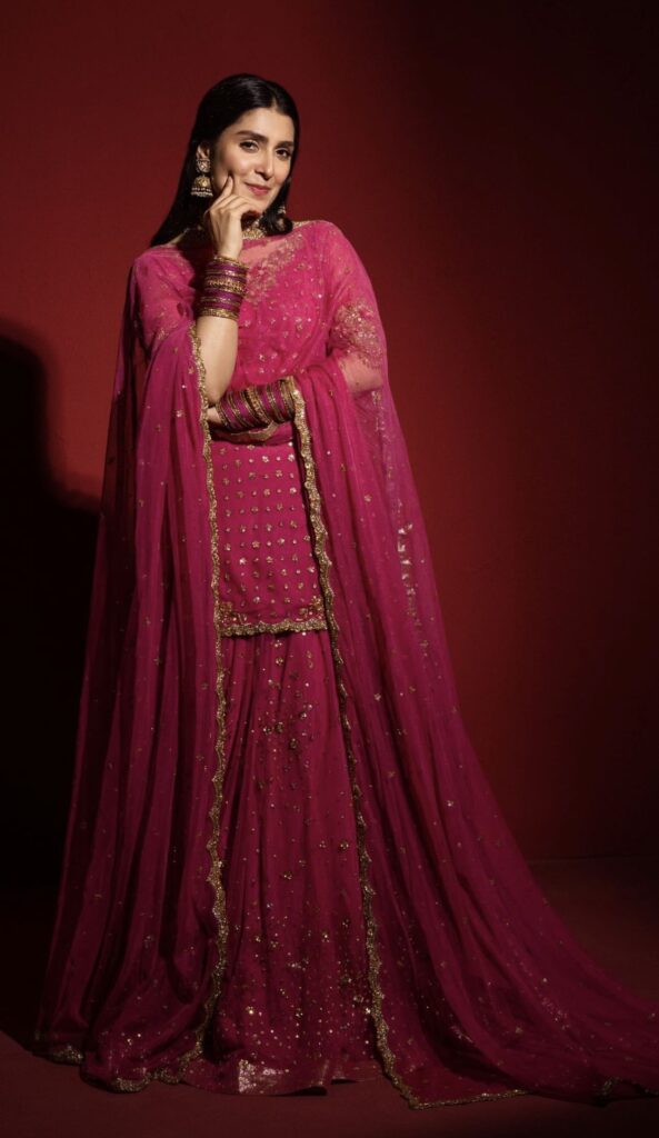 embroidered bridal lehenga