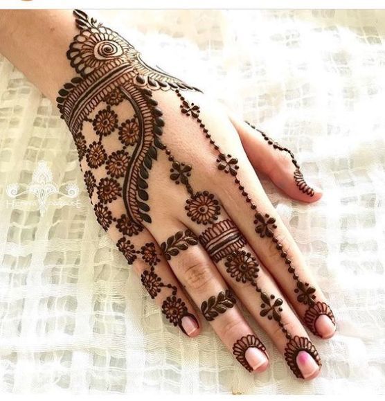 10 Trendy, Unique and Simple Mehandi Designs – Makeup Review And Beauty Blog