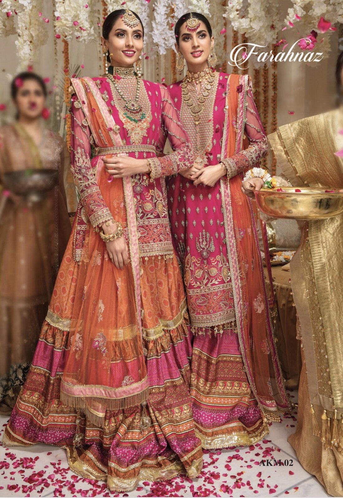 embroidered bridal lehenga