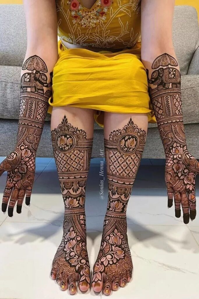 bridal mehndi