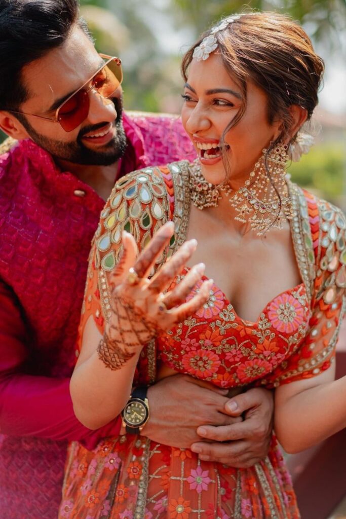 Rakul Preet Singh and Jackky Bhagnani’s Mehndi celebration 💗