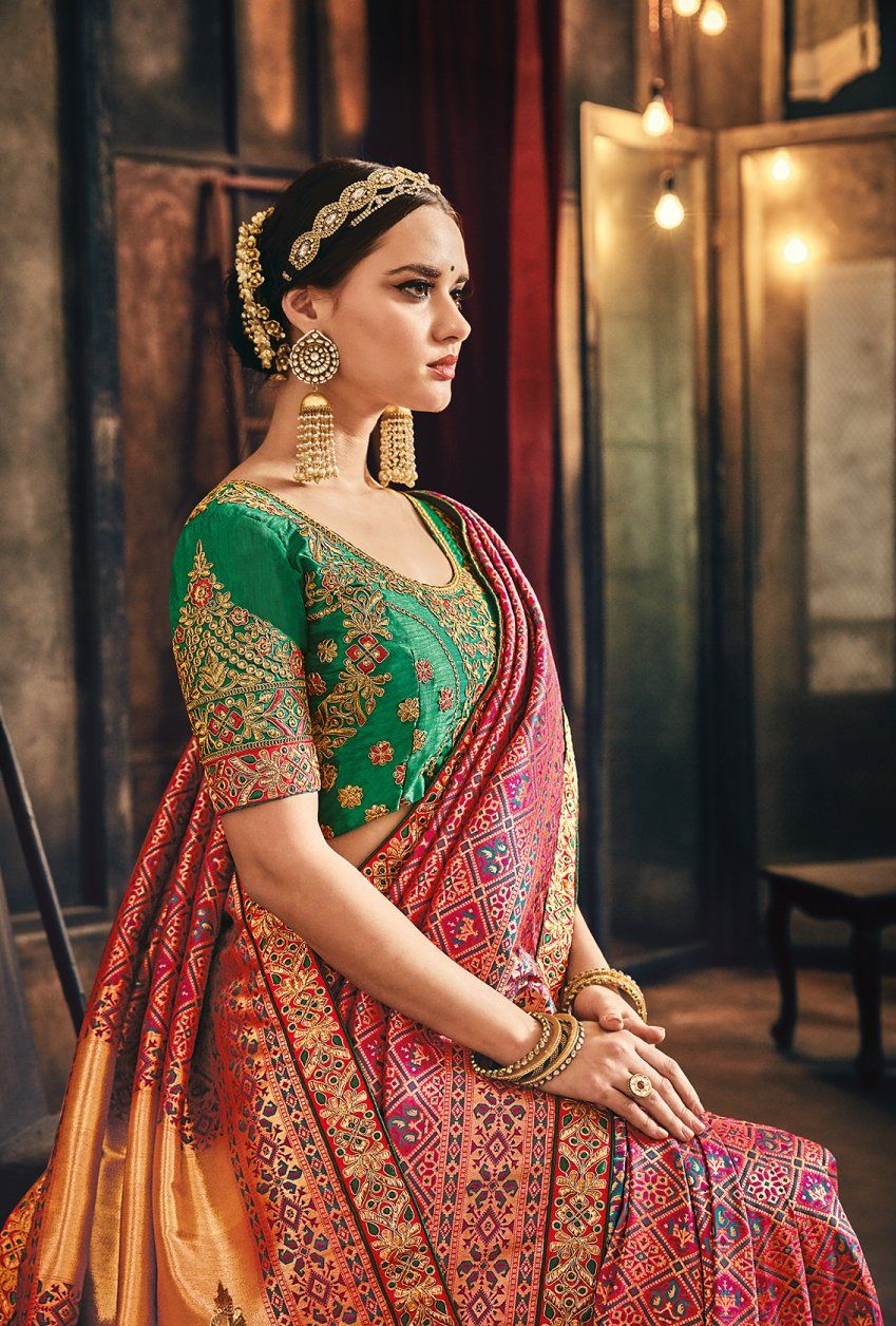 embroidered bridal lehenga