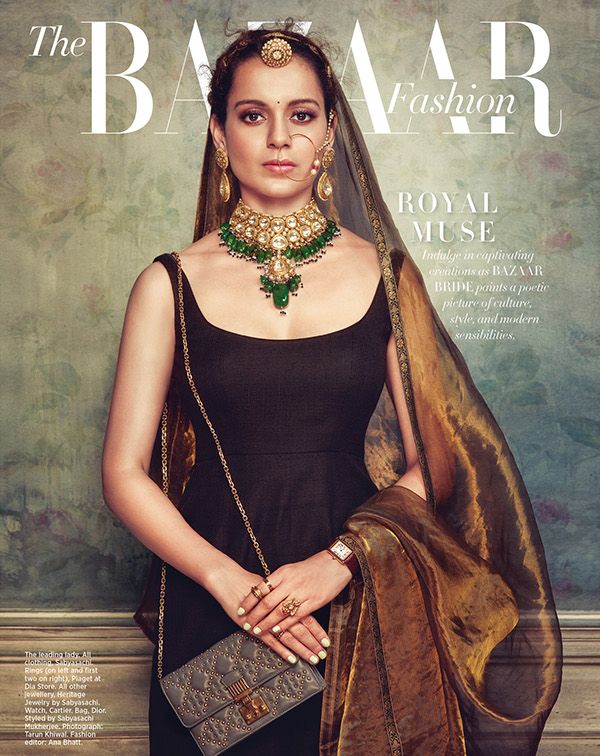 Harpers Bazaar Bride India Cover with Kangana Ranaut