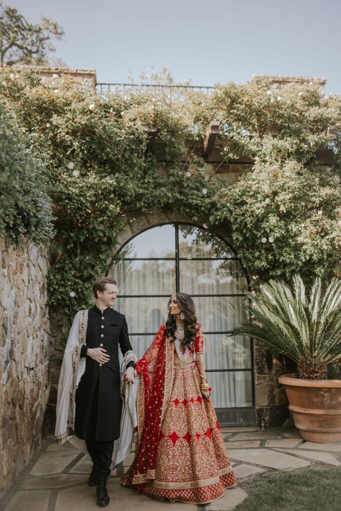 The Bride Wore Sabyasachi Couture for Her Intimate Wedding Weekend in Napa Valley