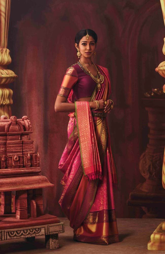 Kankatala envisions royal Queens from Andhra in their latest saree series