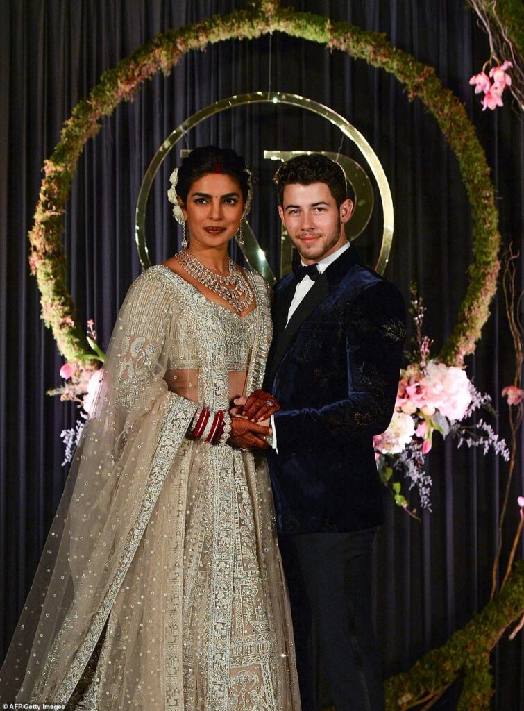 Priyanka Chopra celebrates wedding to Nick Jonas at reception