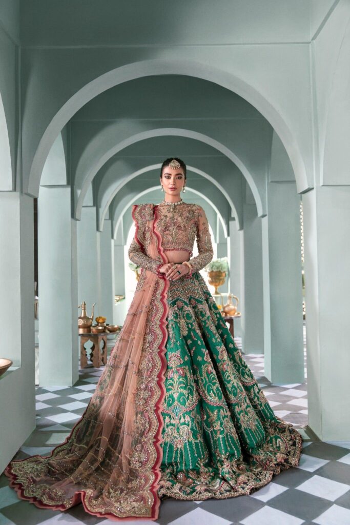 Indian Designer Bridal Lehenga Choli Dress #BN1165 – SMALL