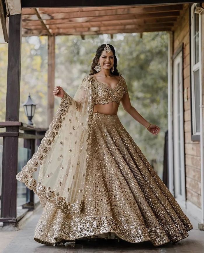 Gold Is The New Red: The Glitziest Gold Outfits We Spotted On Brides!