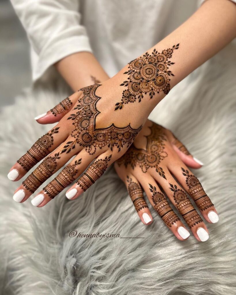 simple eid mehndi design