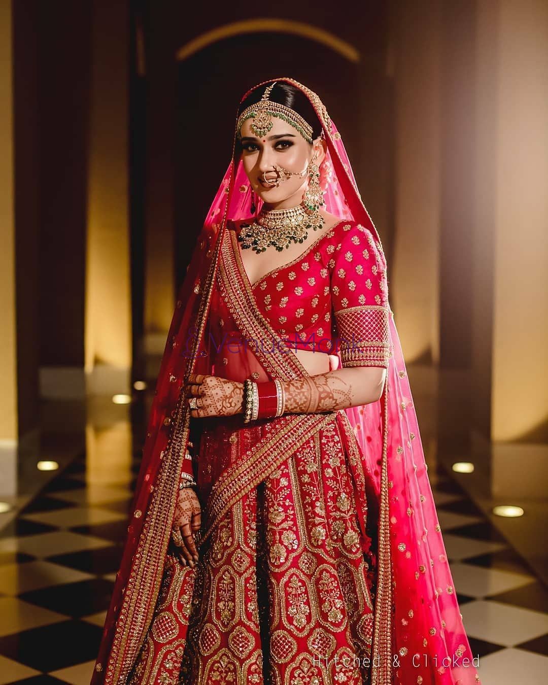 embroidered bridal lehenga